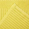 Ribbed Textured Towels Set 600 Gsm Cotton Golden