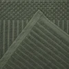 Ribbed Textured Towels Set 600 Gsm Cotton Pine