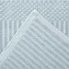 Ribbed Textured Towels Set 600 Gsm Cotton Slate Blue
