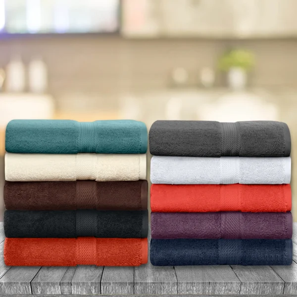575 Gsm Cotton Towel Set Zero Twist Bath Towels