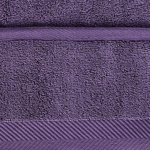 Grape Seed Purple Zero Twist Towels 575 Gsm Cotton