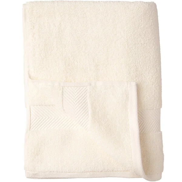 Ivory Medium Weight Towels 575 Gsm Zero Twist Cotton