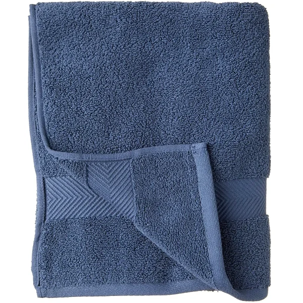 Midnight Blue Medium Weight Towels 575 Gsm Zero Twist Cotton